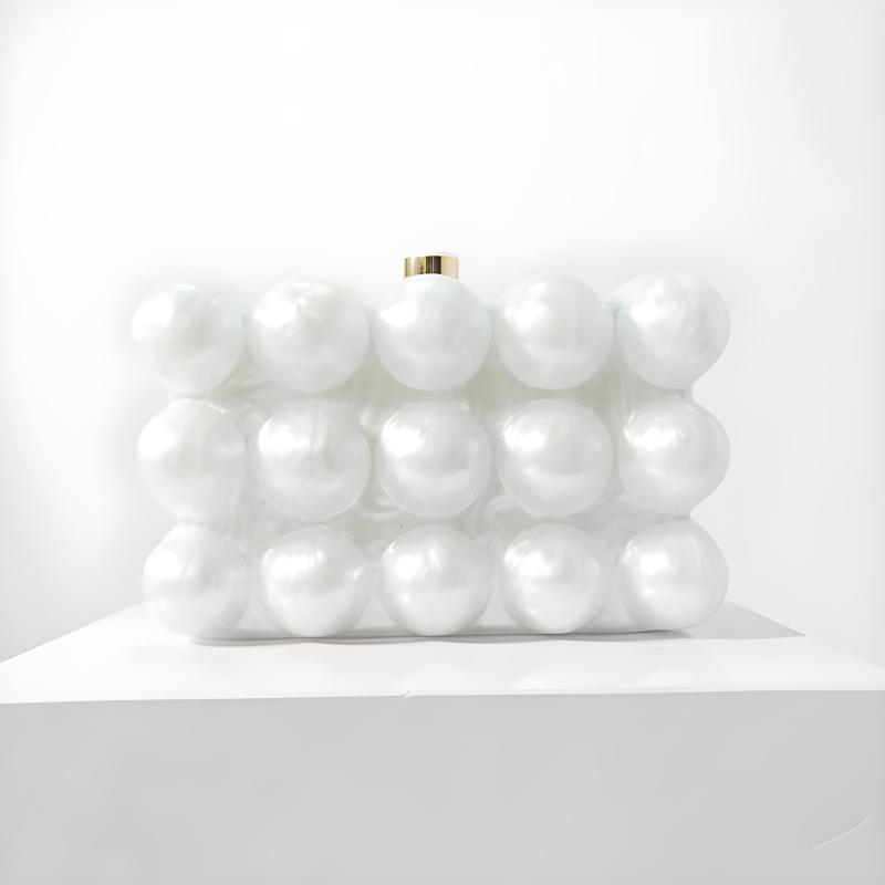 Nadine Acrylic Clutch Bag