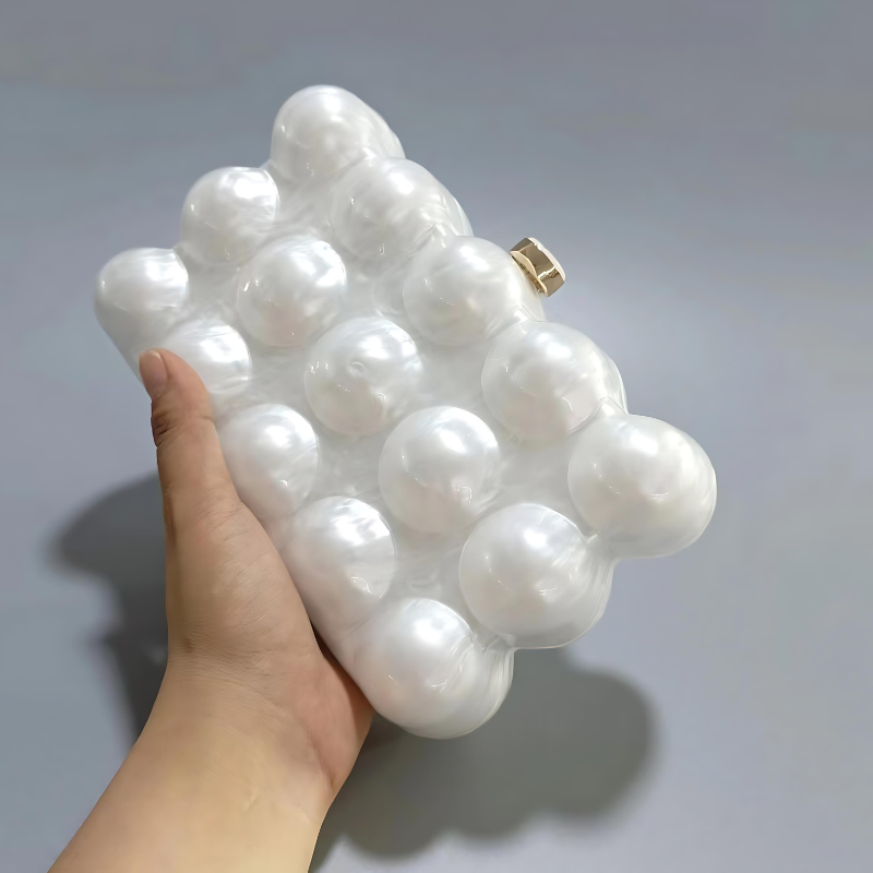 Nadine Acrylic Clutch Bag