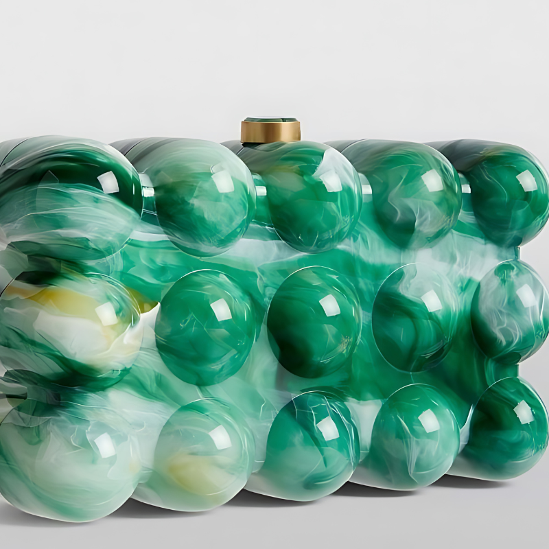 Nadine Acrylic Clutch Bag