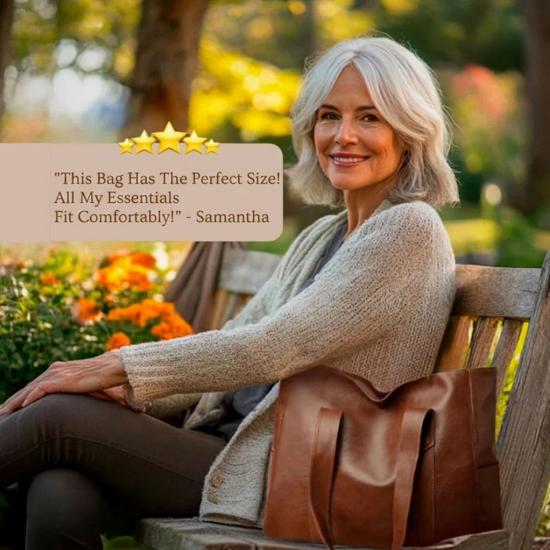 Martha | Solid Leather Handbag