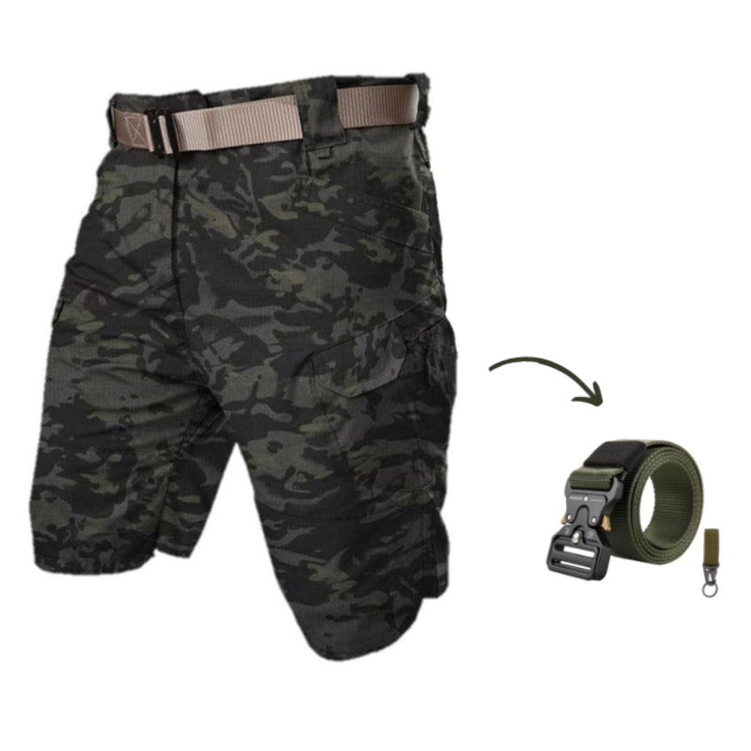 Alexander | Cargo Combat Shorts With Belt
