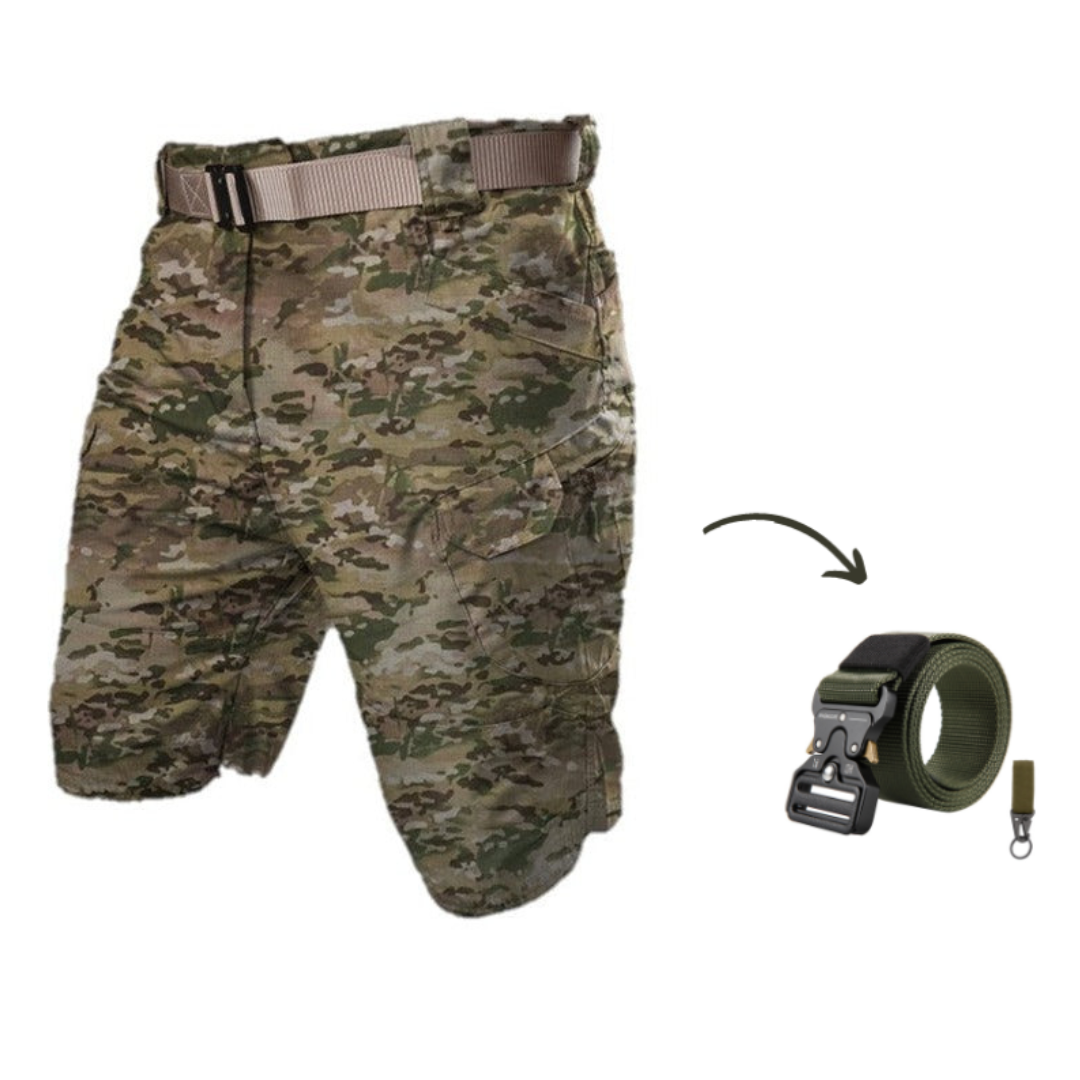 Alexander | Cargo Combat Shorts With Belt