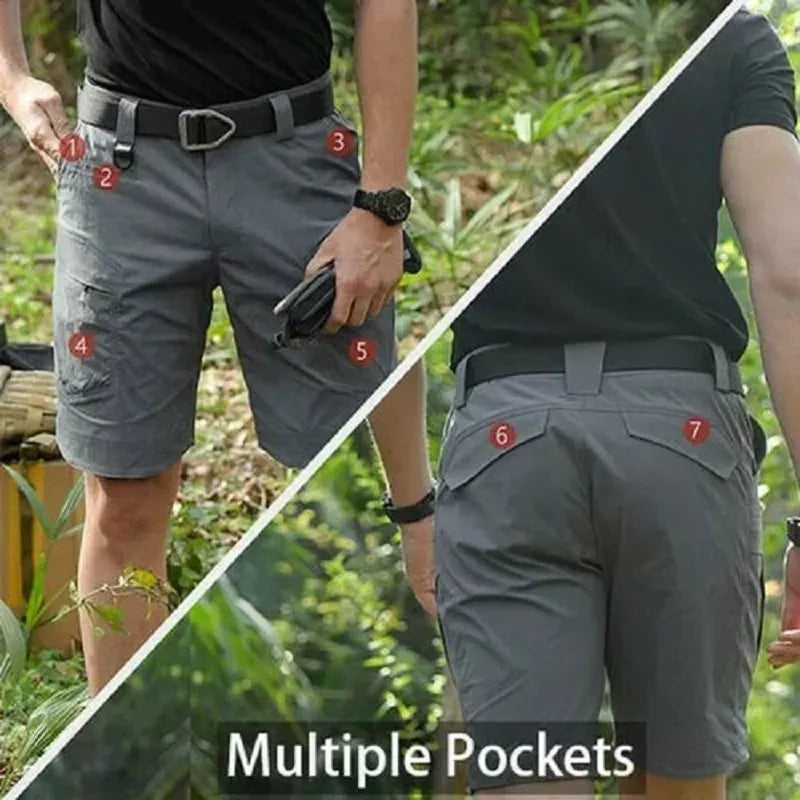 Alexander | Cargo Combat Shorts With Belt