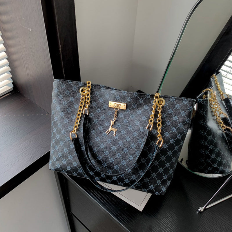 Mila | Van werk tot weekend — Ruime Leren Tote