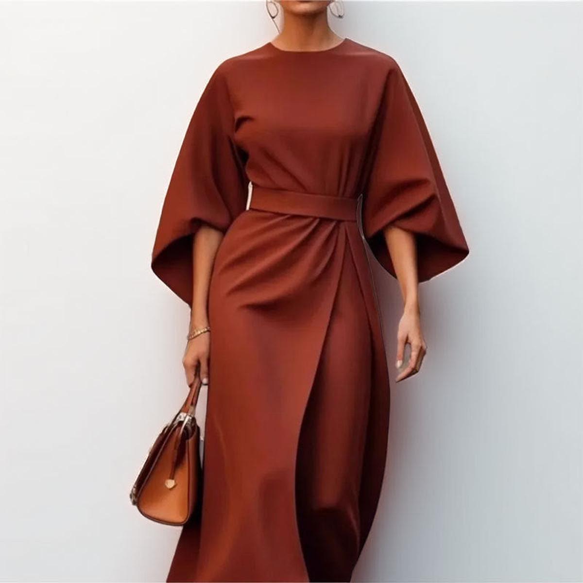KATARZYNA | MAXI DRESS WITH KIMONO SLEEVE