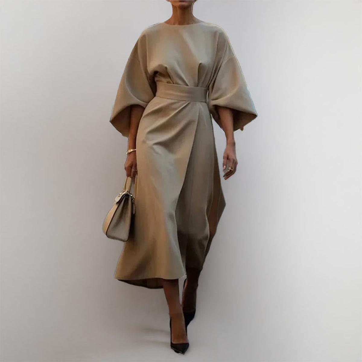 KATARZYNA | MAXI DRESS WITH KIMONO SLEEVE