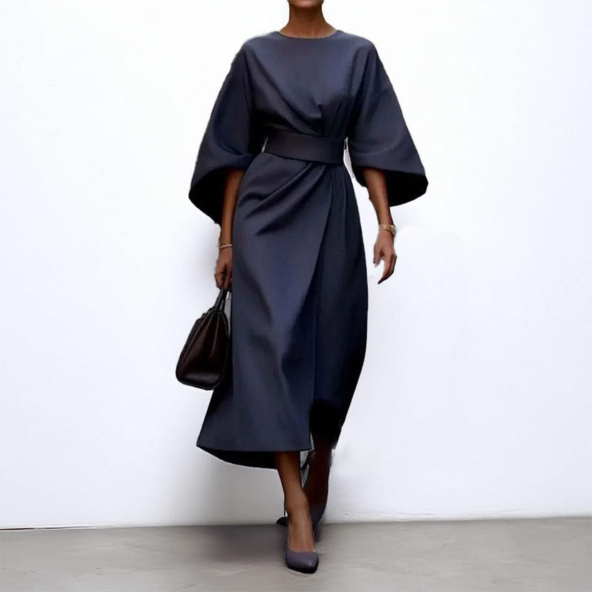 KATARZYNA | MAXI DRESS WITH KIMONO SLEEVE