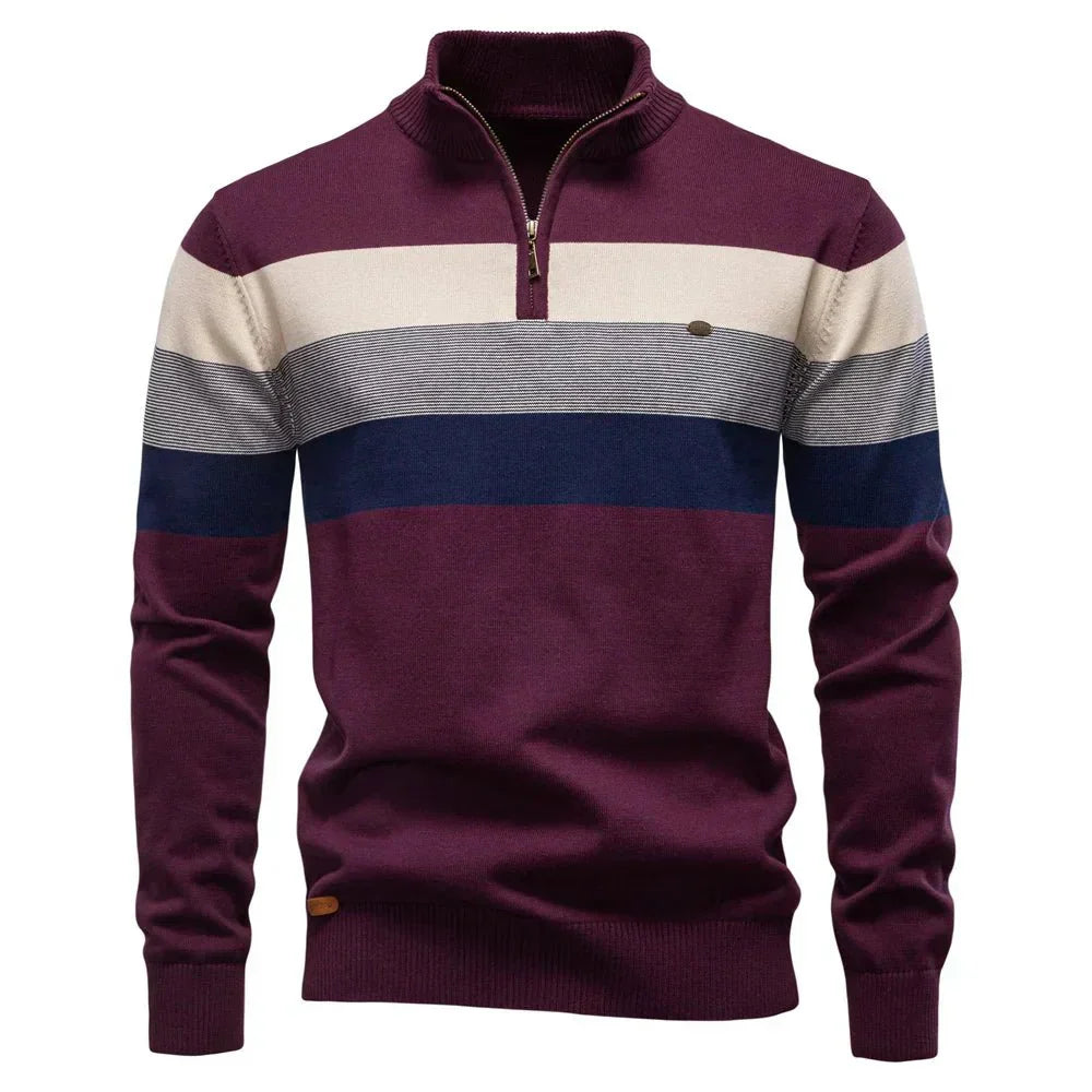 Zephyr | Stylish Sweater With Stand-Up Collar