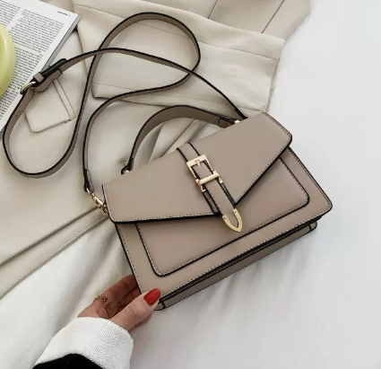Lina | Classic Leather Shoulder Bag