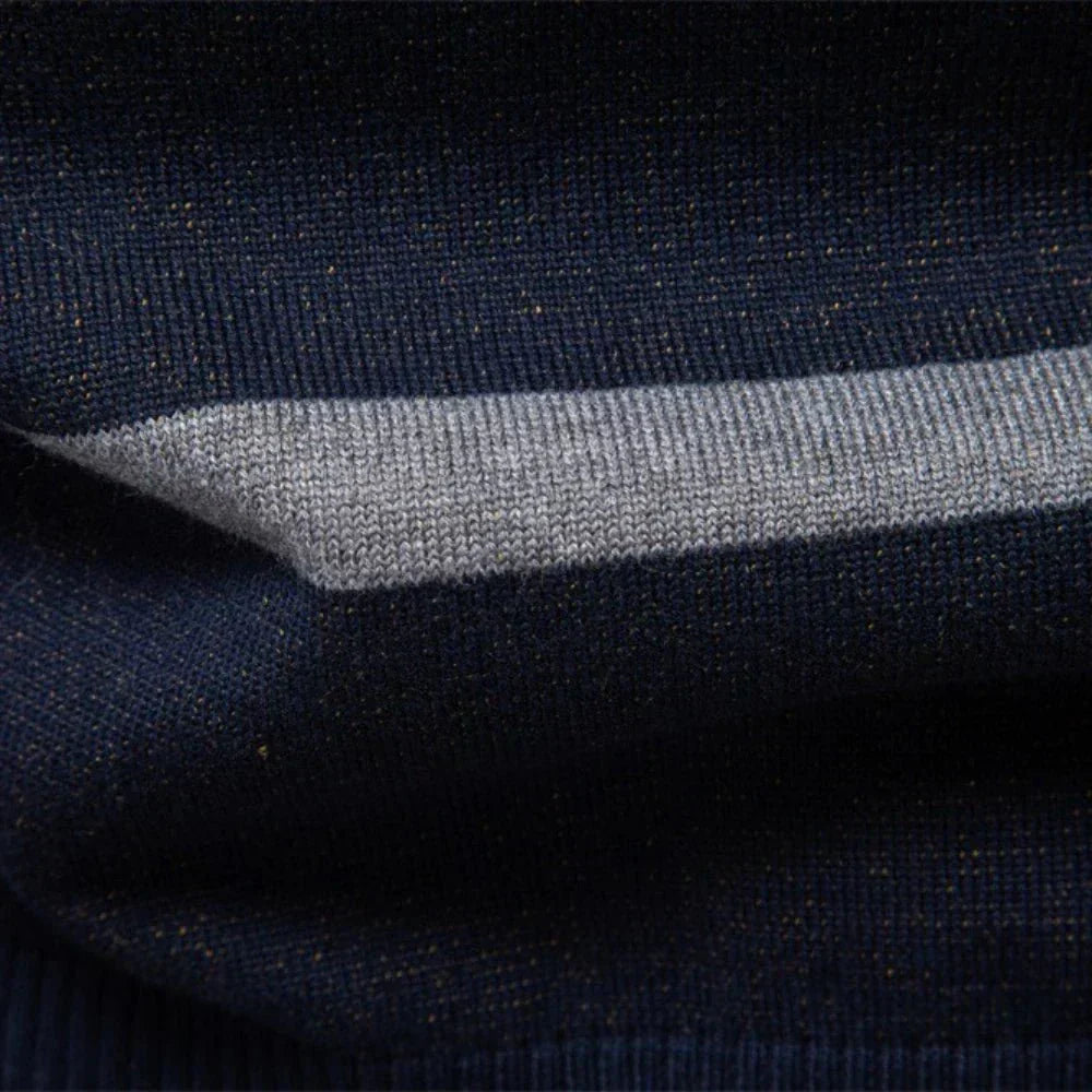 Neville | Men's Knitted Sweater With Diamond Design