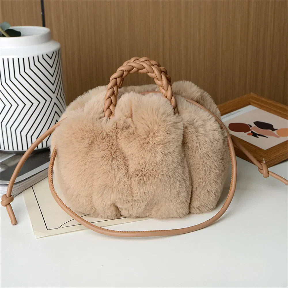 Marilyn | Plush Pumpkin Hand Bag