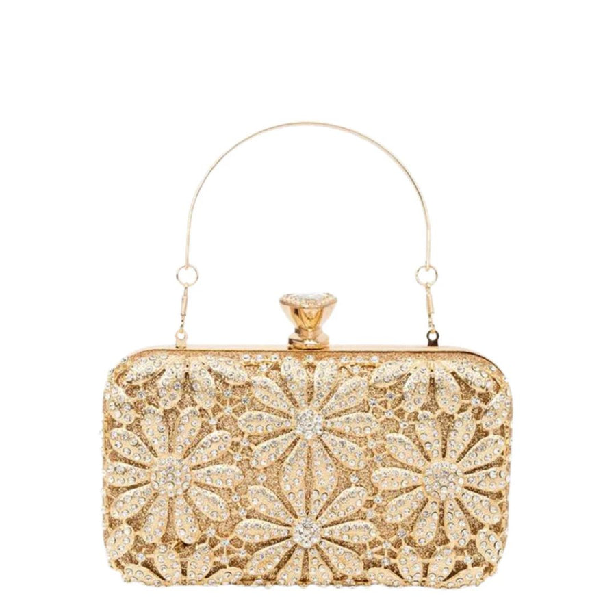 Leonora Rhinestones Clutch Bag