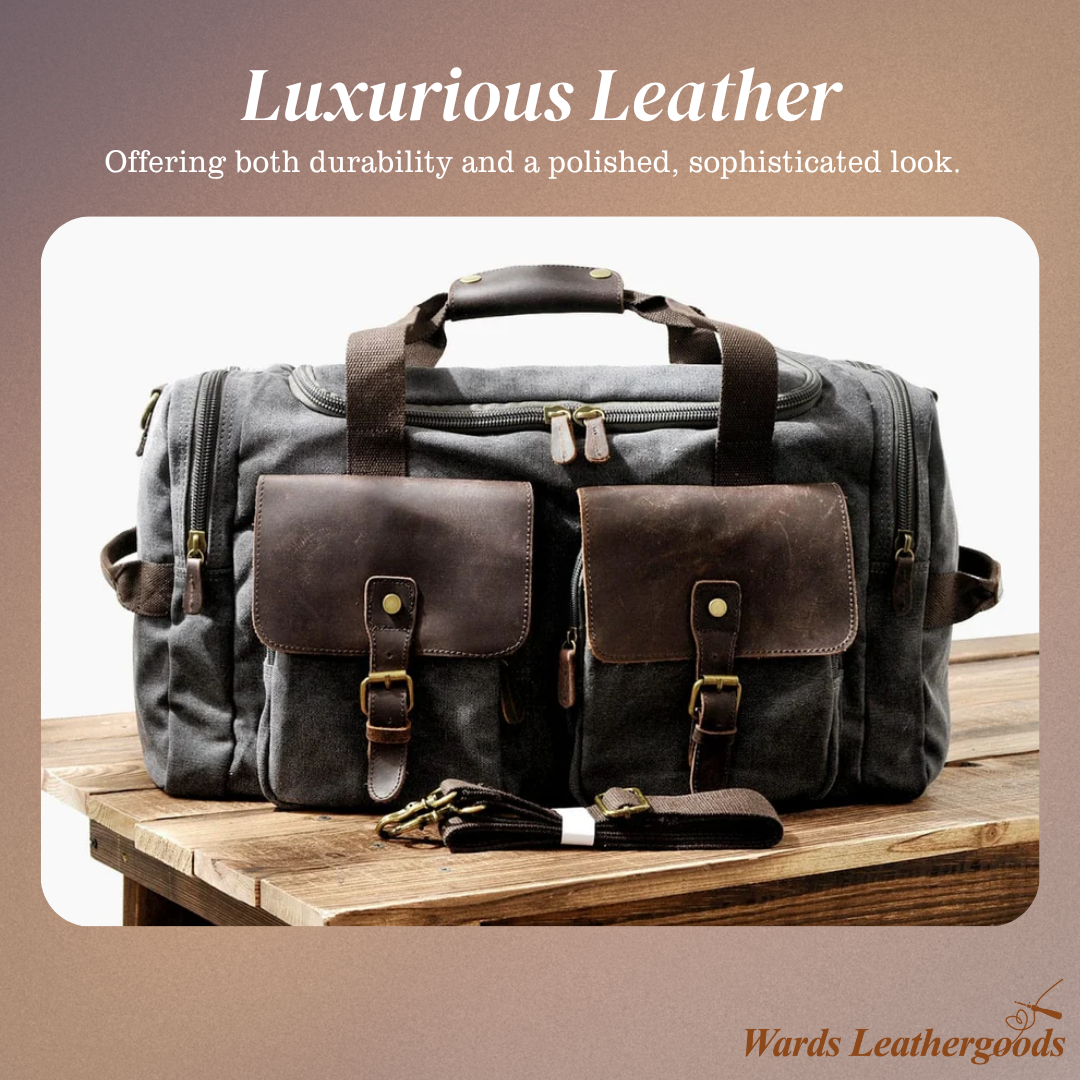 Harlan | Vintage Canvas Weekend Duffle Bag