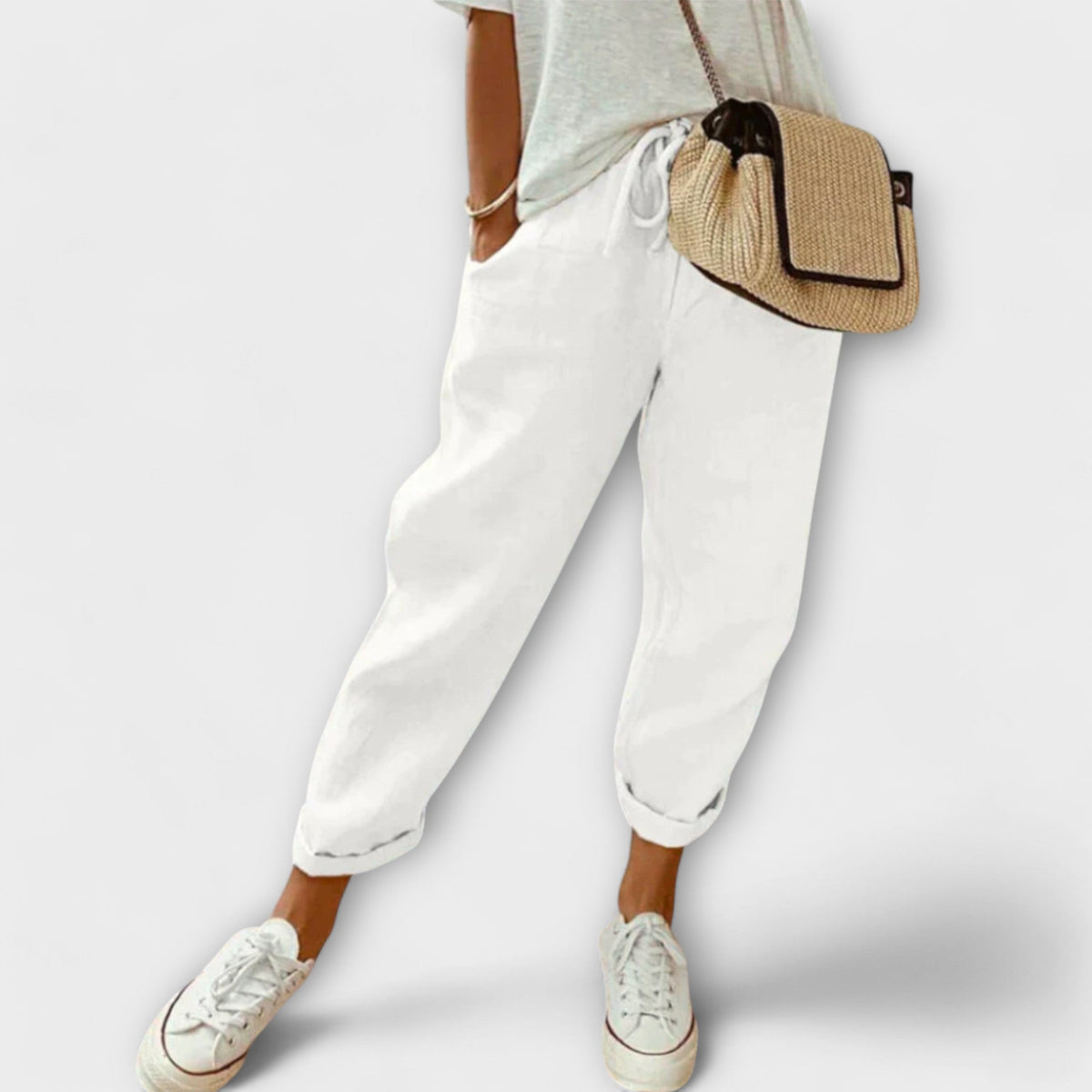 Bibi – Stylish Linen Trousers