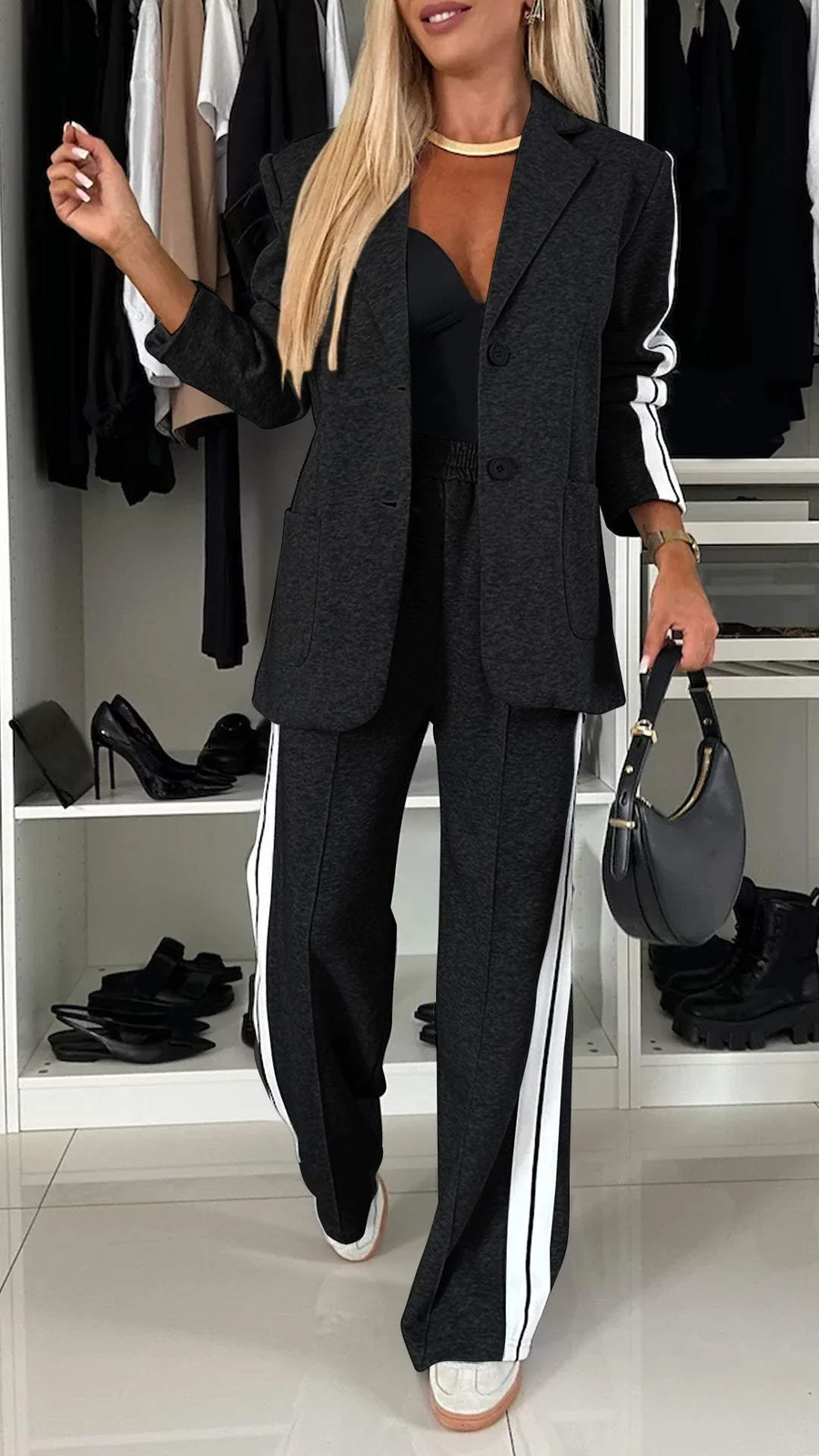 Alice | Casual Set with Blazer and Joggers