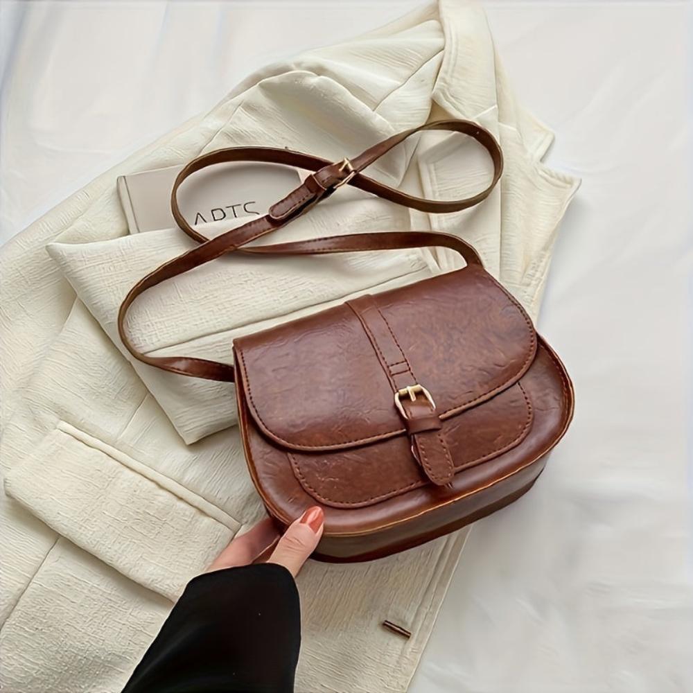 Evelyn | Compact en stijlvol — Leren Zadeltas