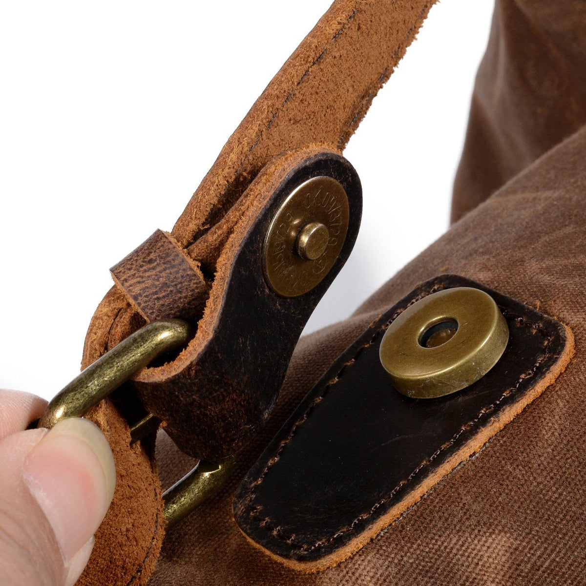 James | Vintage Canvas | Real Leather