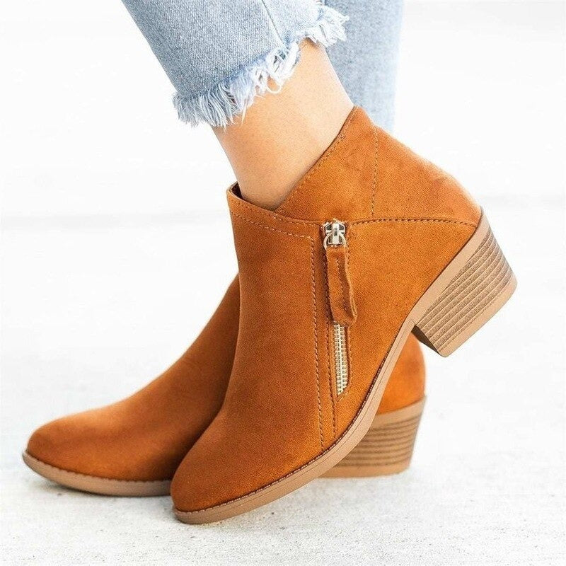 PREMIUM LADIES ORTHOPEDIC HEELED AUTUMN BOOTS 2026