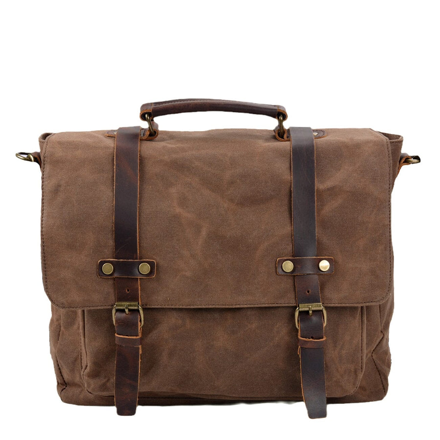 Ryan | Everyday Canvas Shoulder Bag | Real Leather