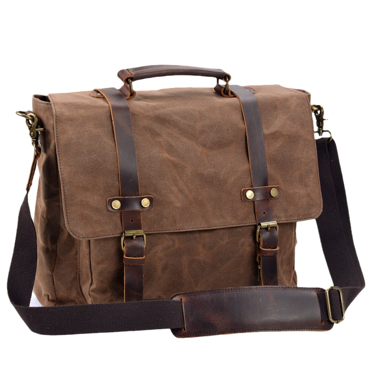 Ryan | Everyday Canvas Shoulder Bag | Real Leather