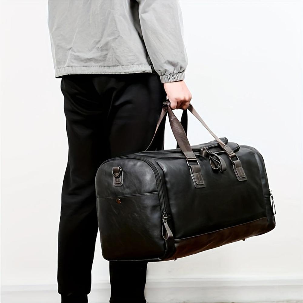 Everett | Grote duffle bag voor reizen van Echt Leer