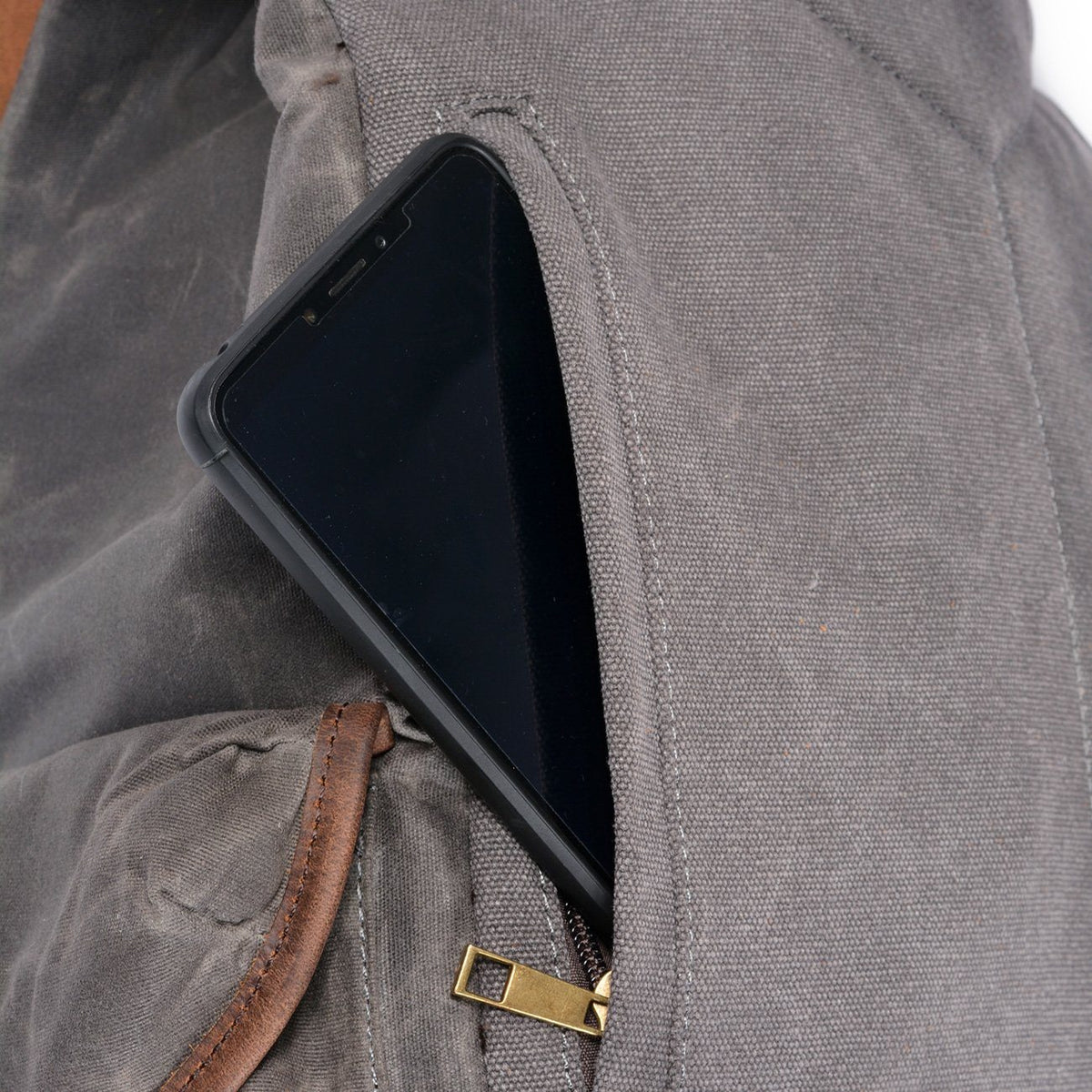 James | Vintage Canvas | Real Leather