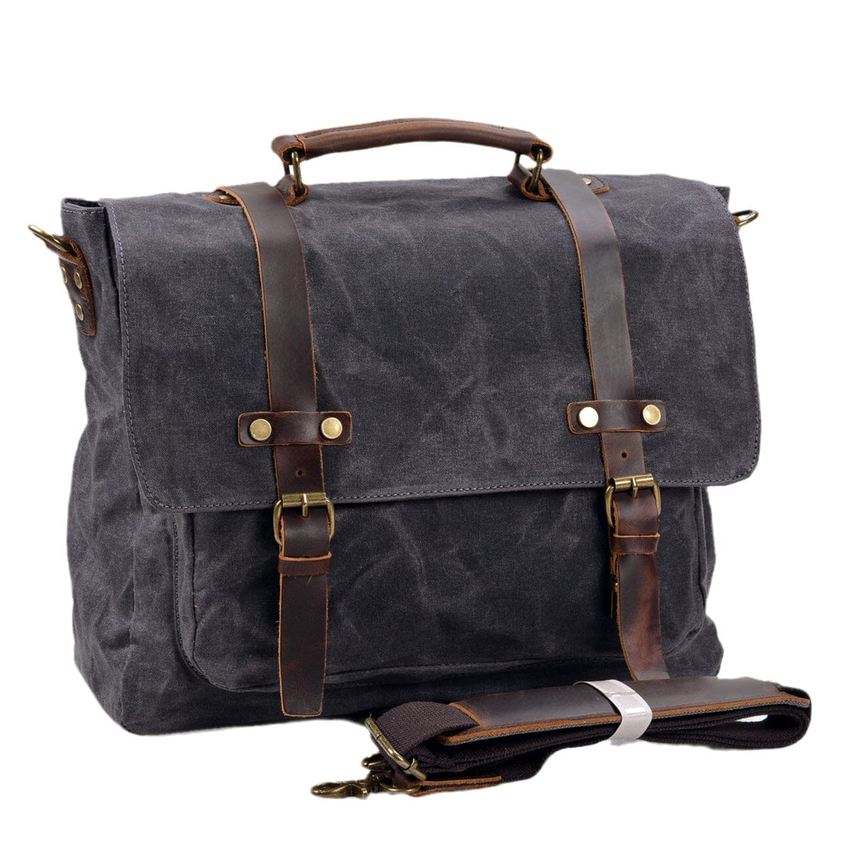 Ryan | Everyday Canvas Shoulder Bag | Real Leather