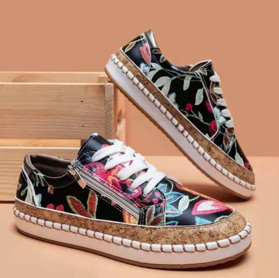 Avery - Stylish Botanical Shoes