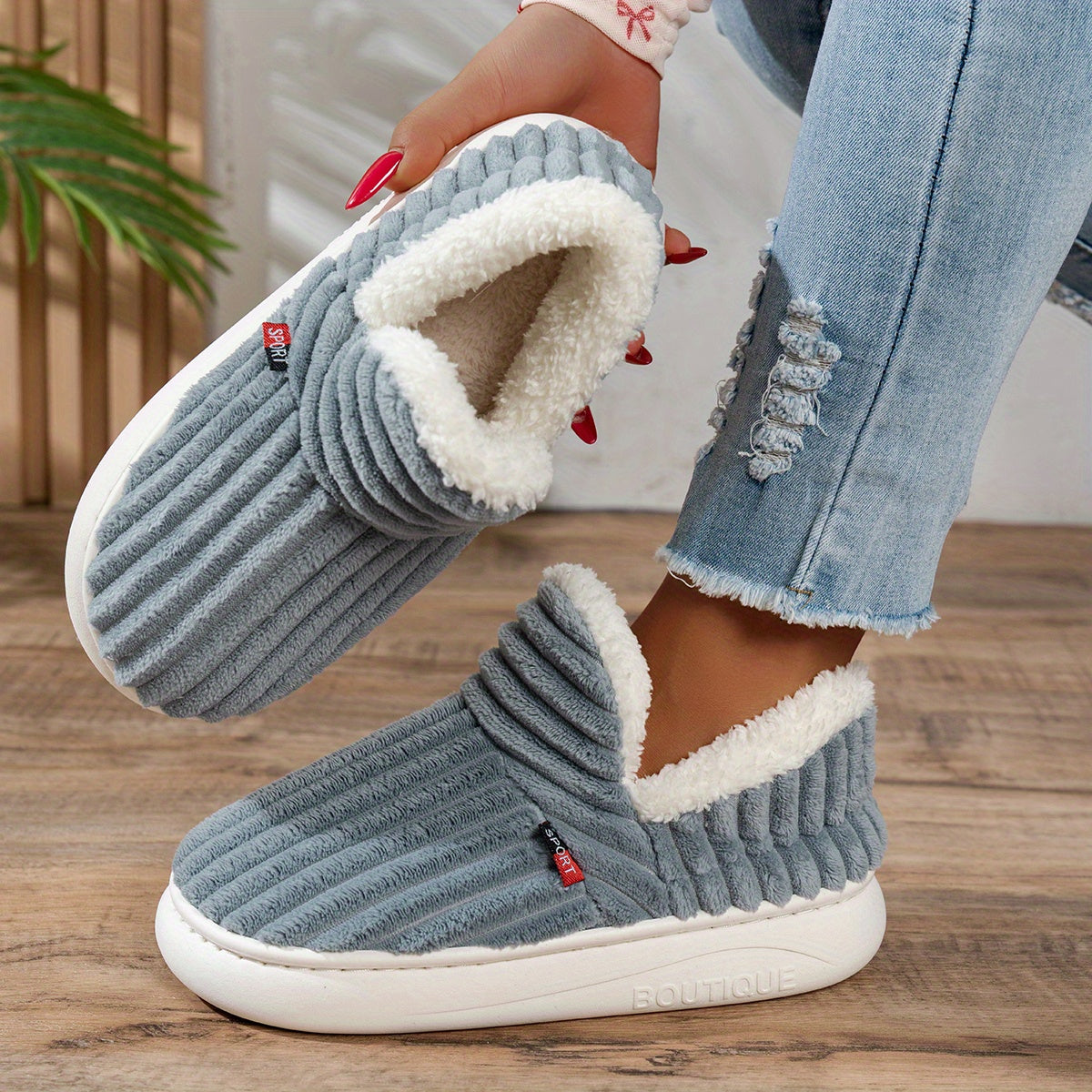 Emily | Soft-Lined House Slippers