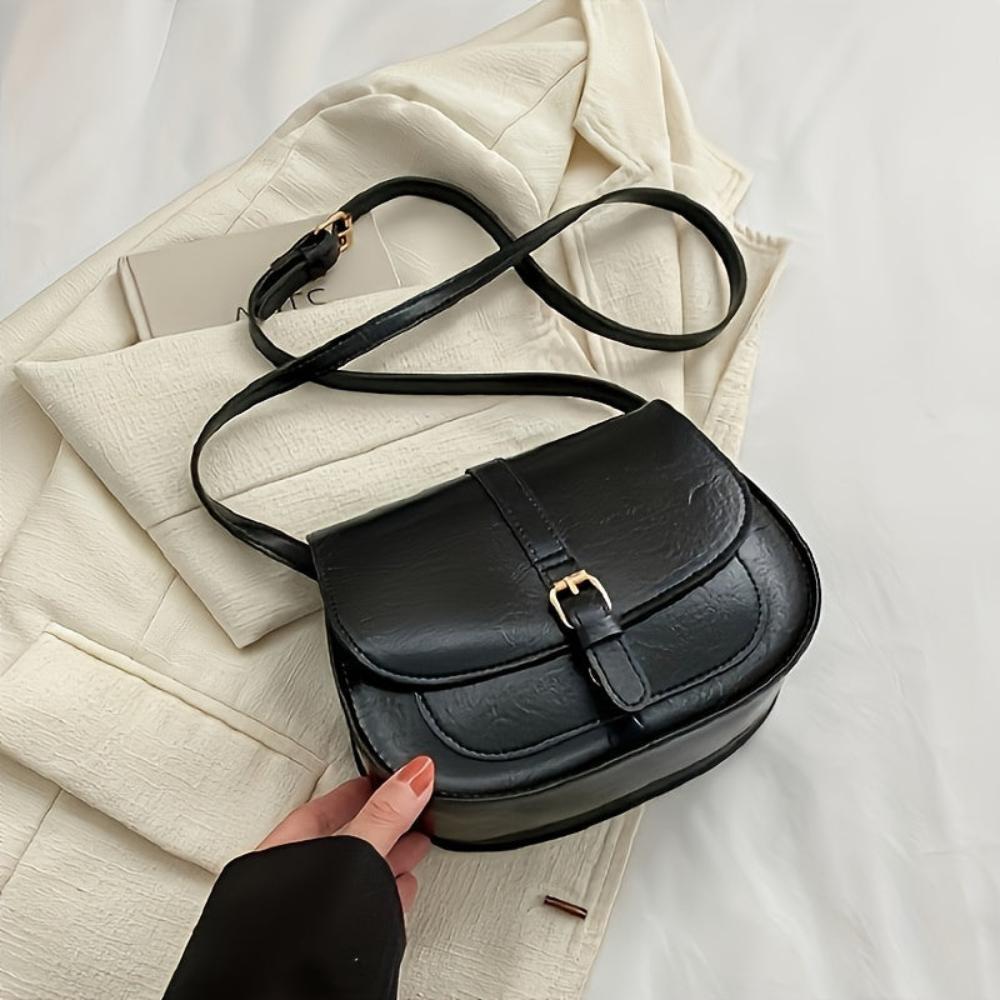Evelyn | Compact en stijlvol — Leren Zadeltas