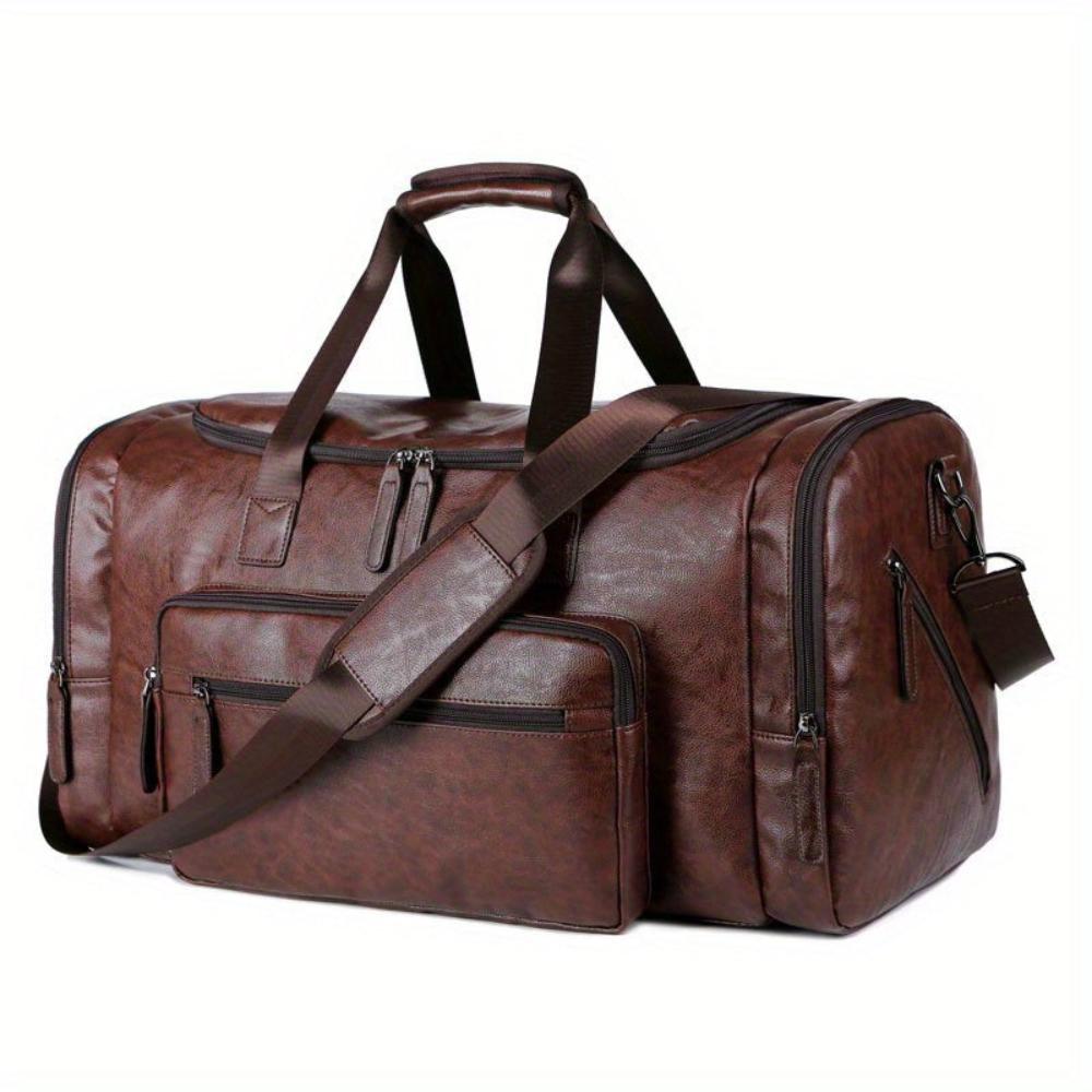 Everett | Grote duffle bag voor reizen van Echt Leer