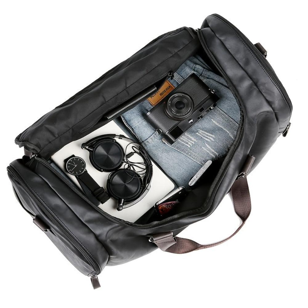 Everett | Grote duffle bag voor reizen van Echt Leer