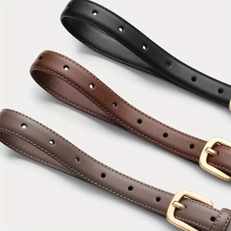 Esther | Leren Riem met Stevig en Tijdloos Design