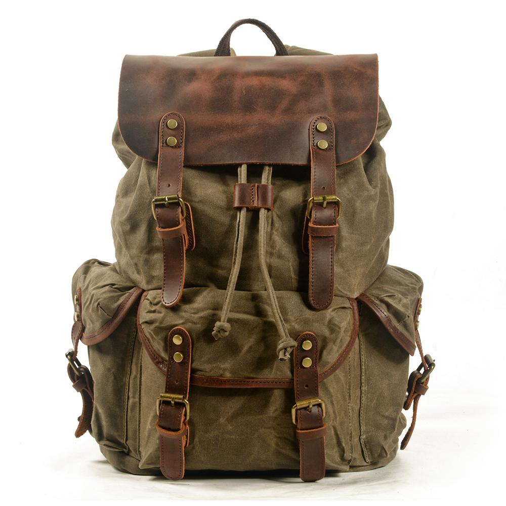 James | Vintage Canvas | Real Leather