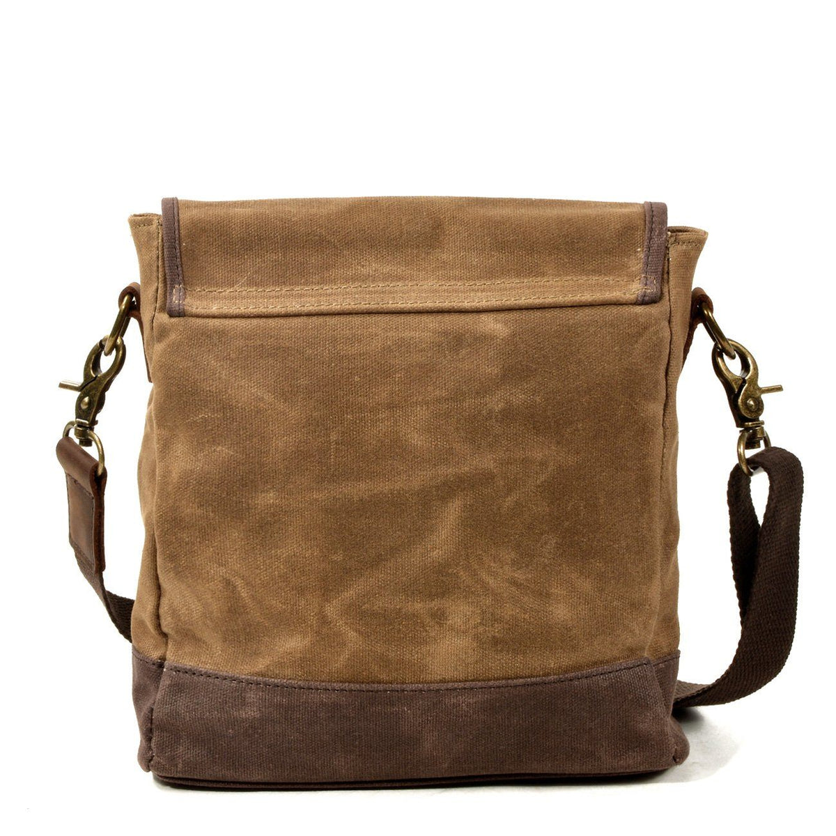 William | Small Canvas Shoulder Bag | Real Leather