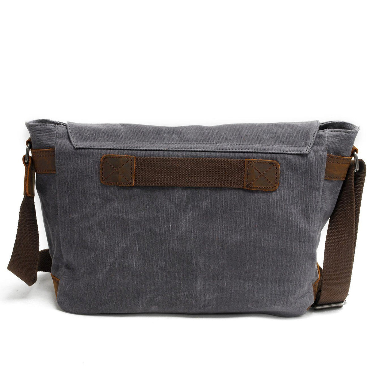 Joshua | Canvas Shoulder Bag | Real Leather