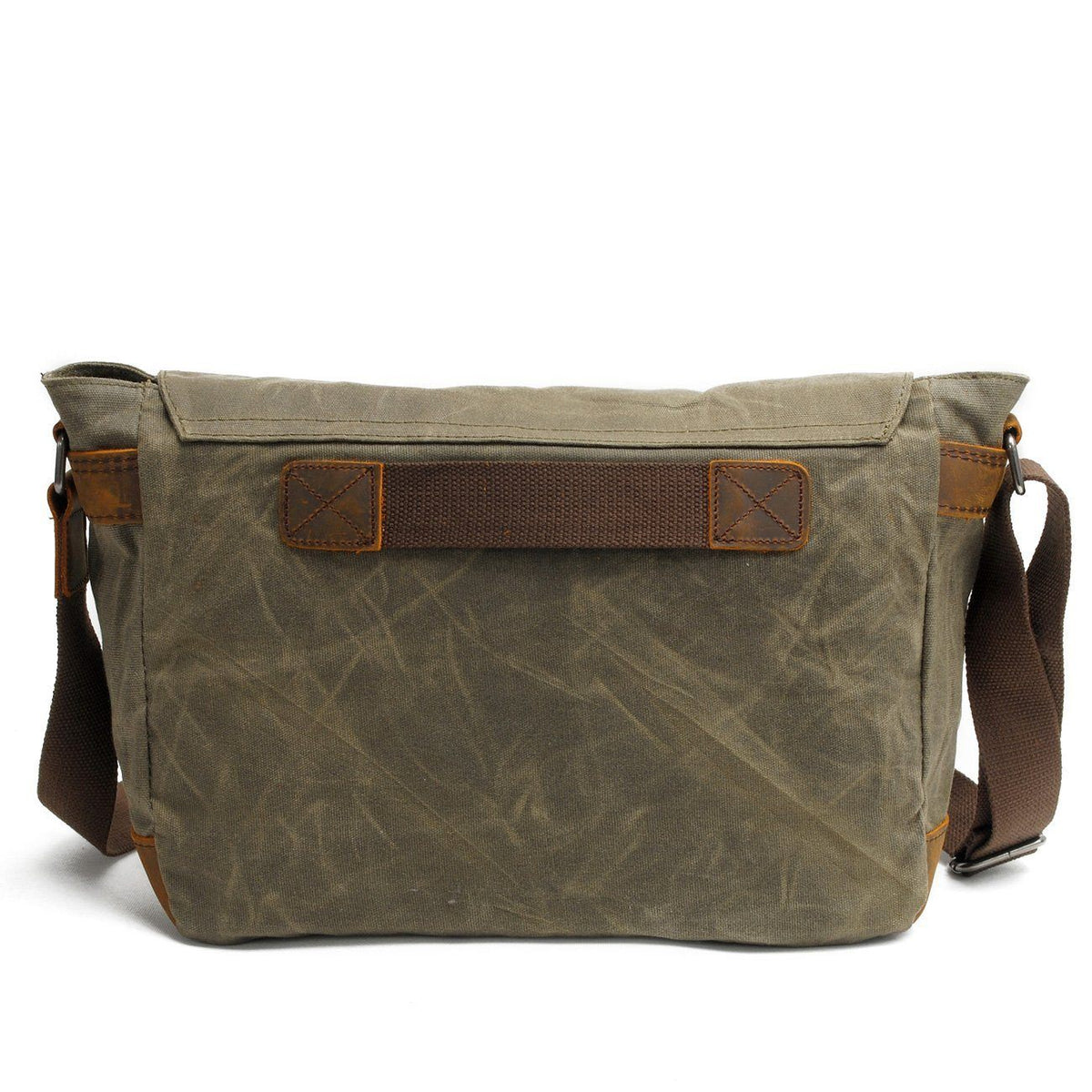 Joshua | Canvas Shoulder Bag | Real Leather