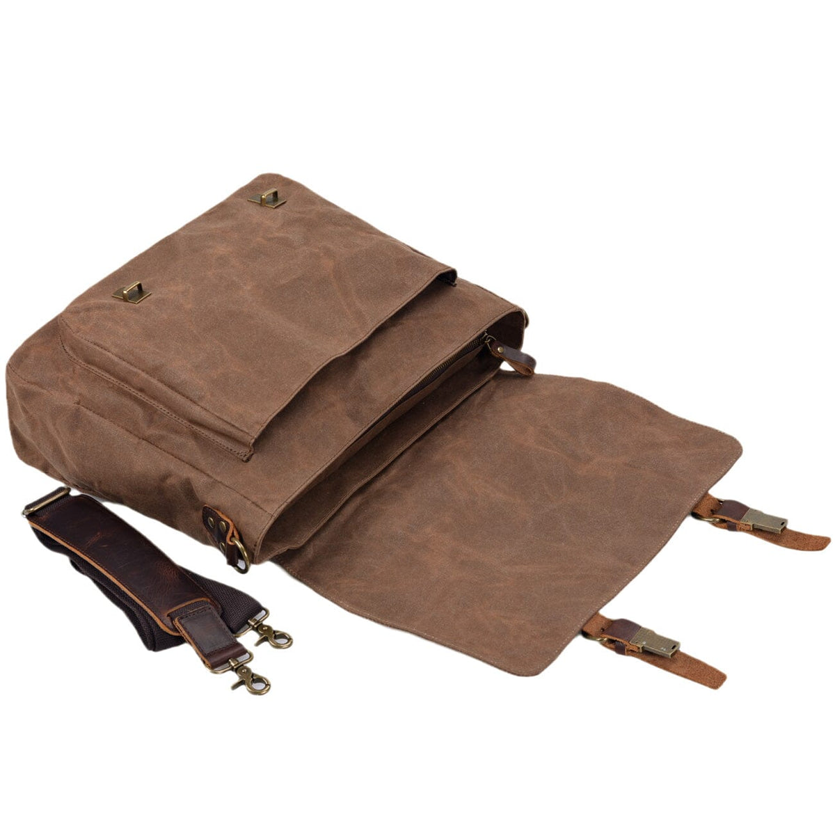 Ryan | Everyday Canvas Shoulder Bag | Real Leather