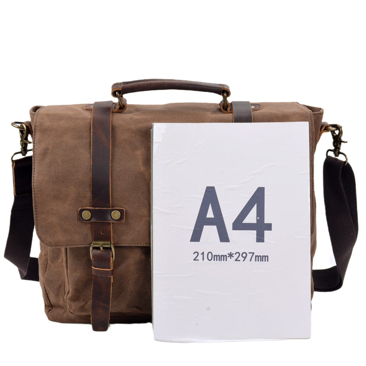 Ryan | Everyday Canvas Shoulder Bag | Real Leather