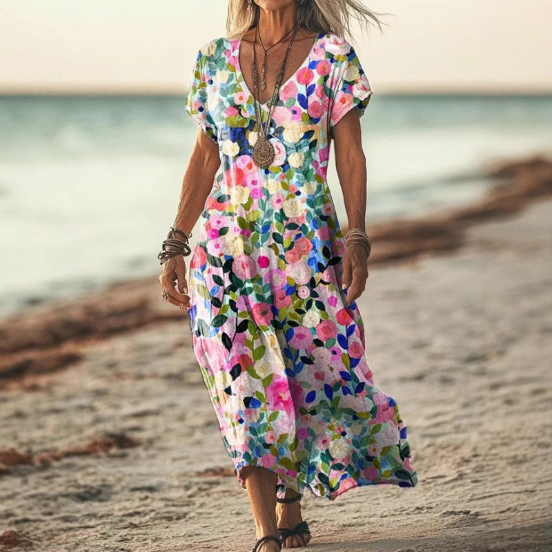 Demitry | Breezy Printed Dress