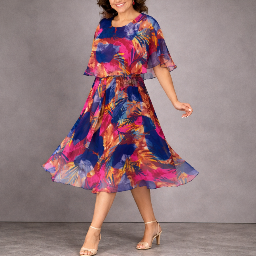Barbara | Comfortable Chiffon Dress
