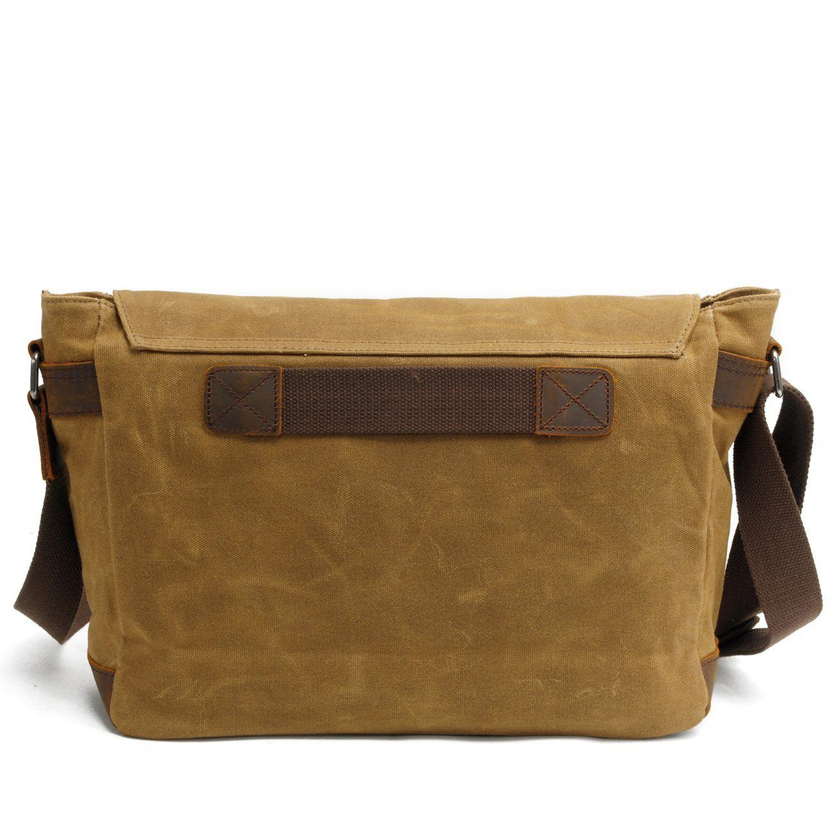 Joshua | Canvas Shoulder Bag | Real Leather