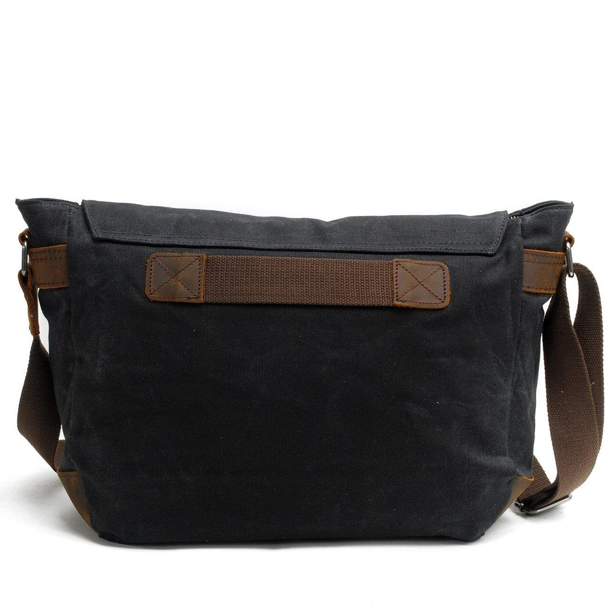 Joshua | Canvas Shoulder Bag | Real Leather
