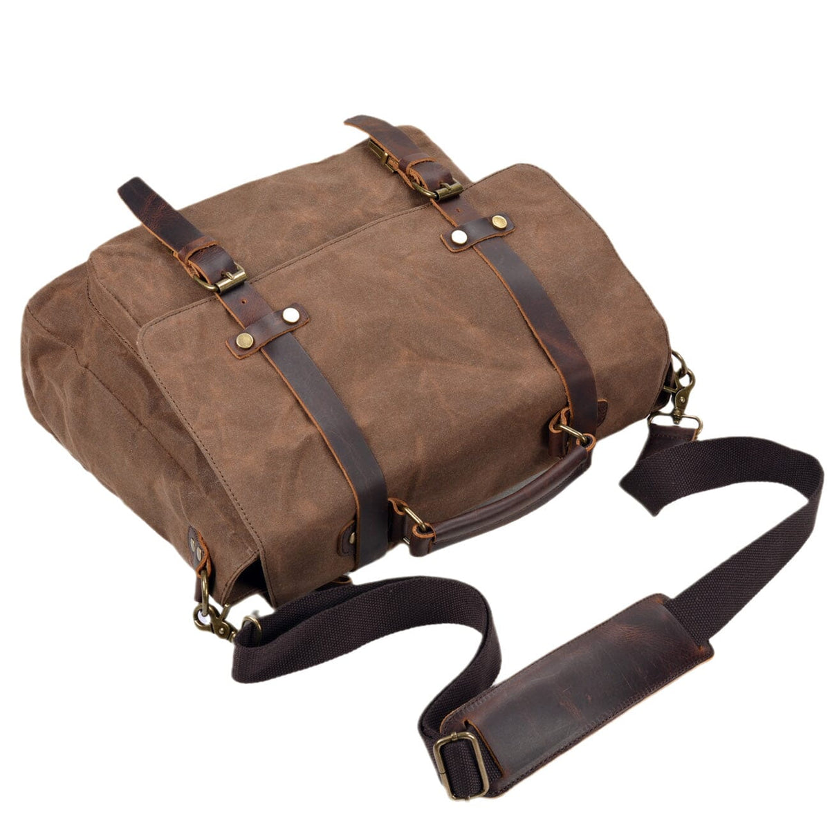 Ryan | Everyday Canvas Shoulder Bag | Real Leather
