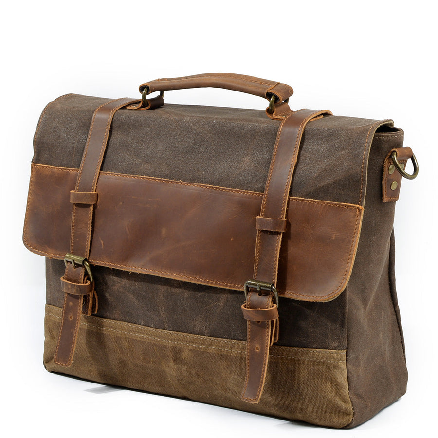 Jack | Waterproof Waxed Canvas Shoulder Bag